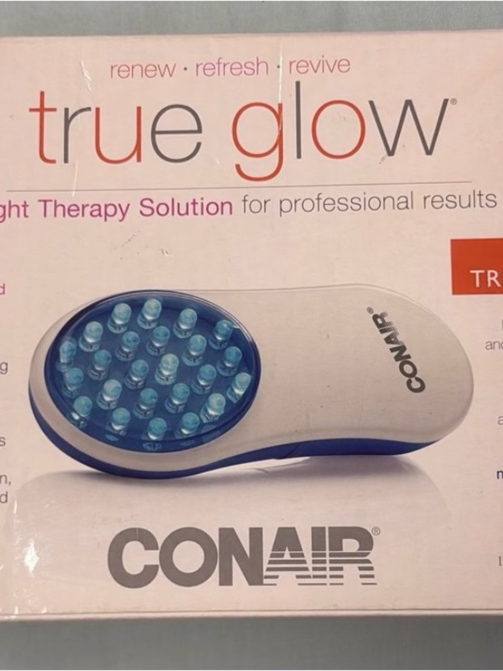Conair True Glow Blue LED Light Therapy Device for Women